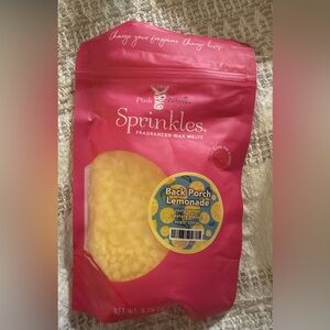 Pink Zebra Sprinkles Fragranced Wax Melts - Pink and Yellow